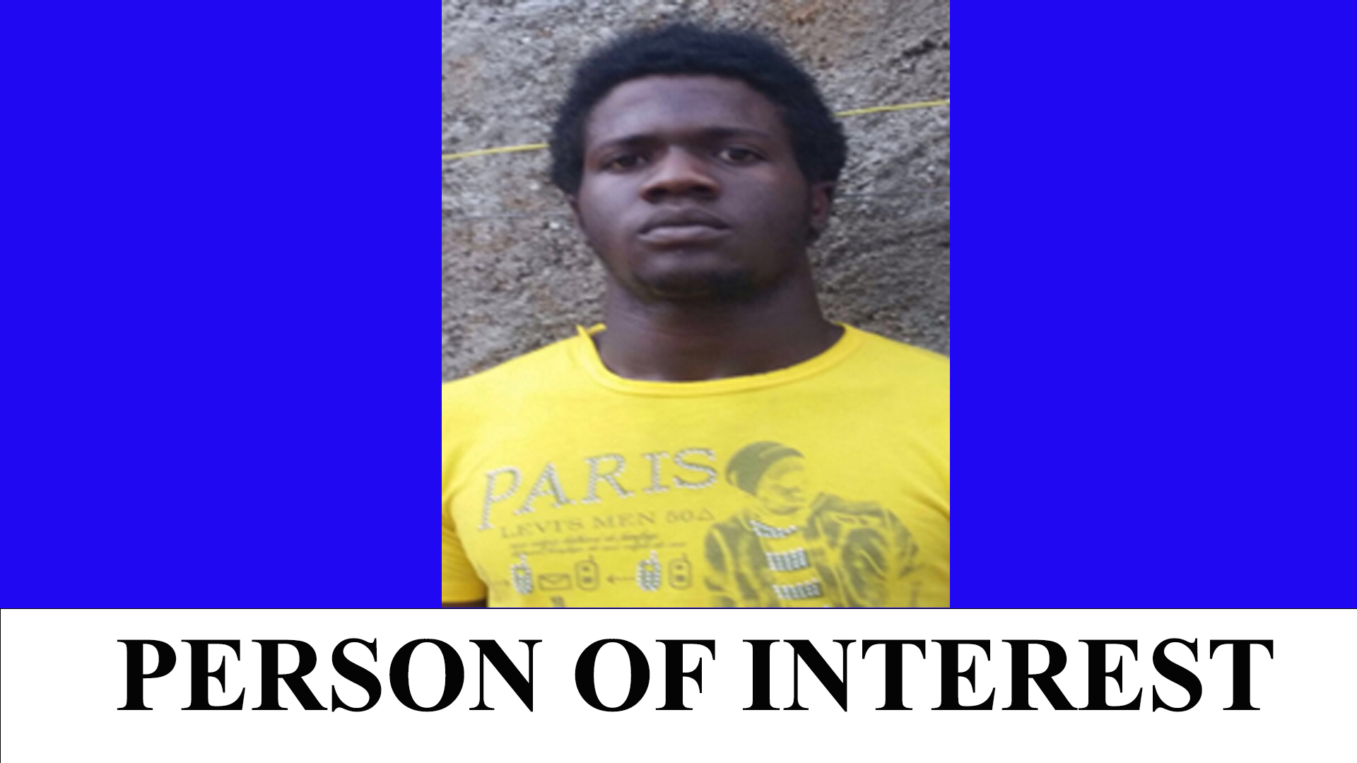 St. Andrew South Name Person of Interest Jamaica Constabulary Force
