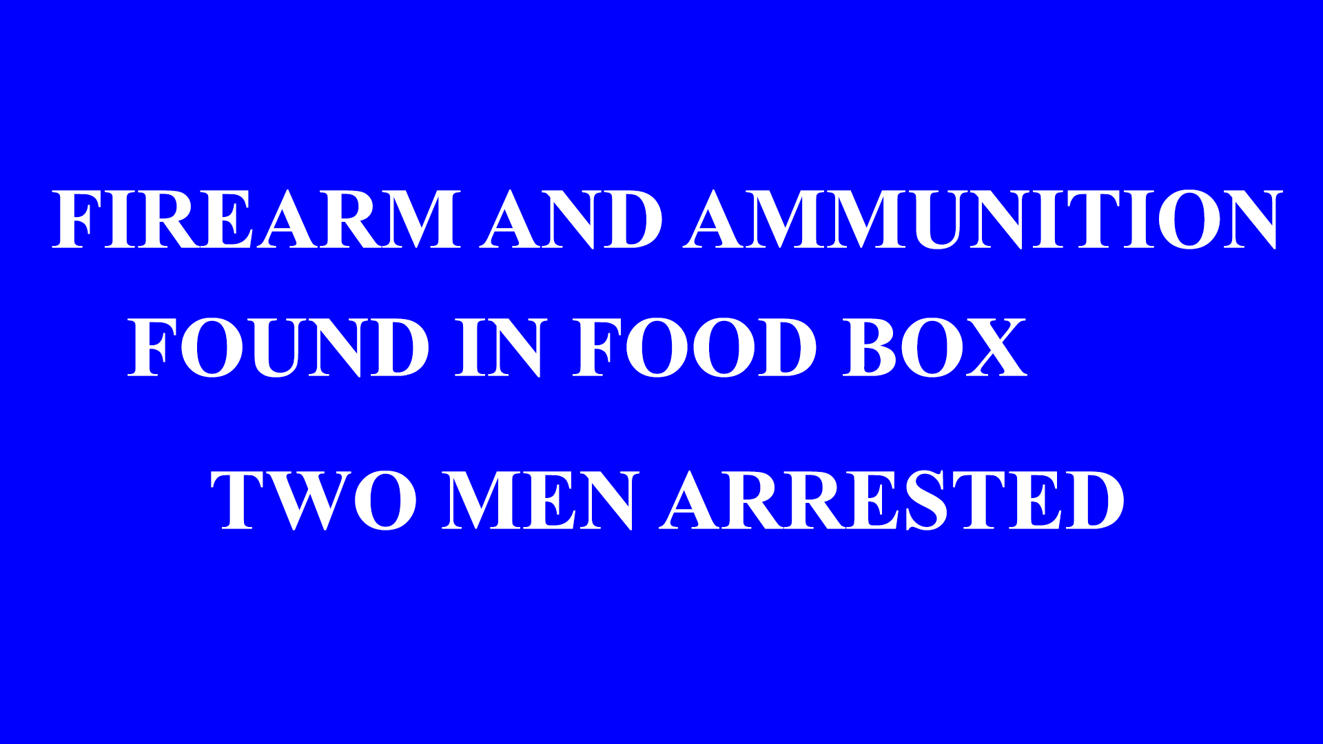 Firearm and Ammunition Seized in Kingston 10 - Jamaica Constabulary Force
