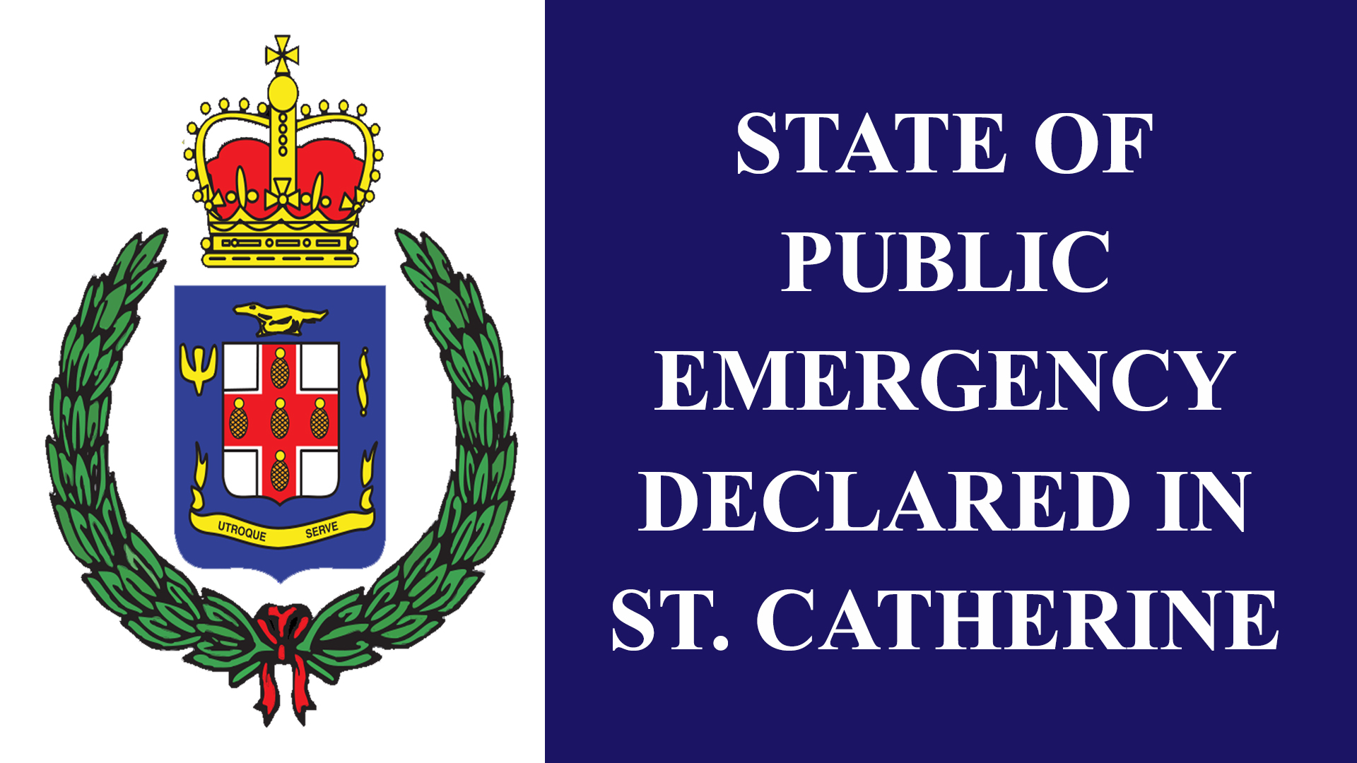 Public Advisory SOPE in St. Catherine Jamaica Constabulary Force