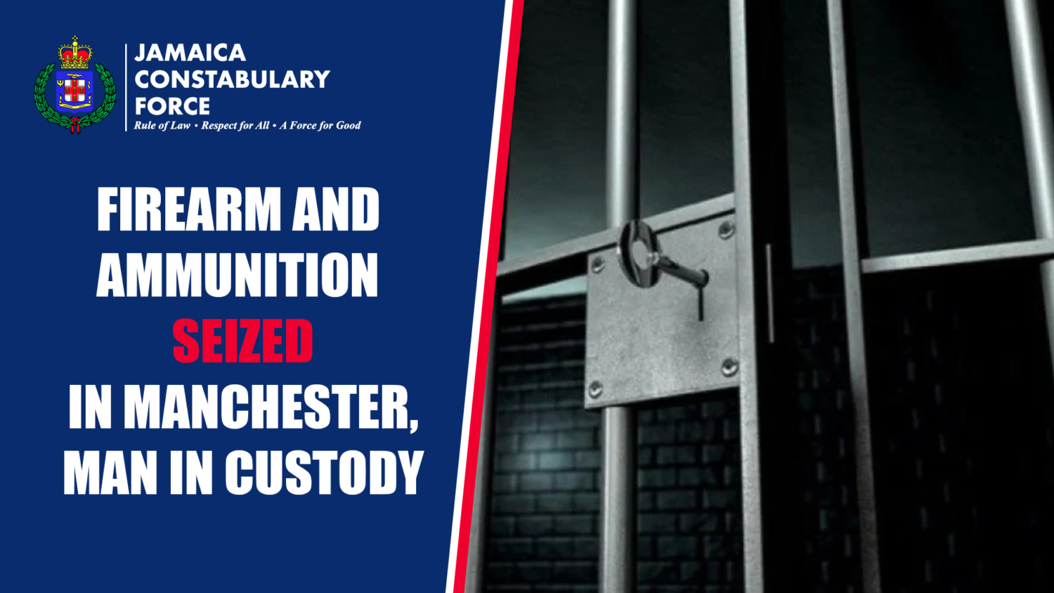 Firearm and Ammunition Seized in Manchester/ Man in Custody - Jamaica ...