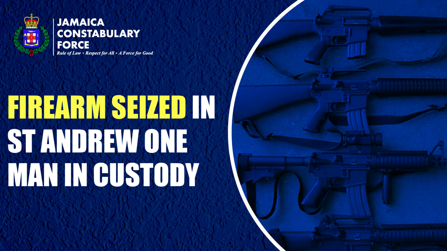 Firearm Seized In St Andrew – Jamaica Constabulary Force