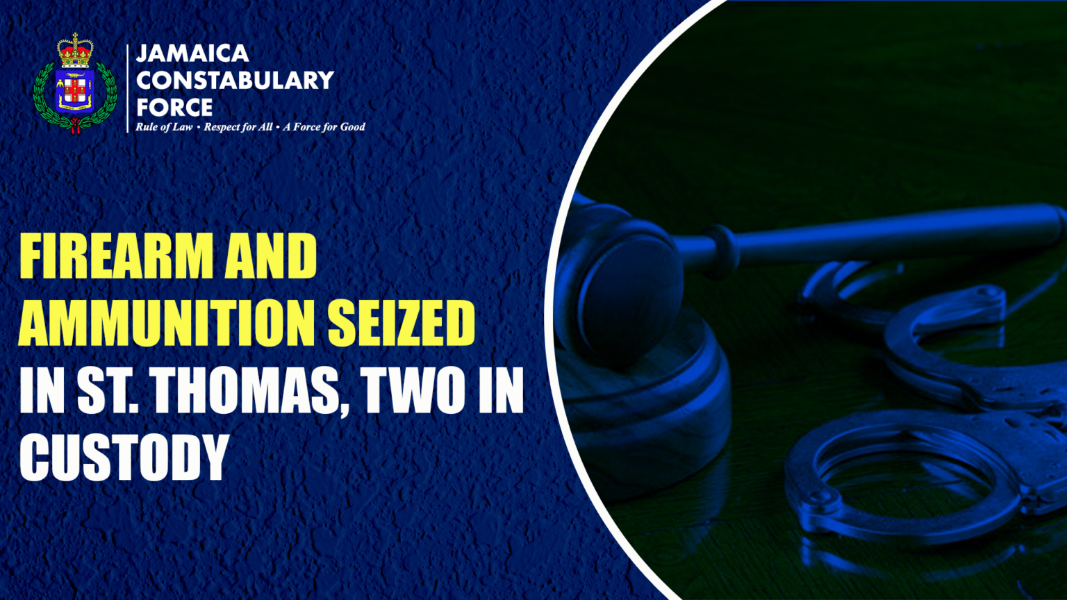 Firearm and Ammunition Seized in St. Thomas, two in custody. – Jamaica ...