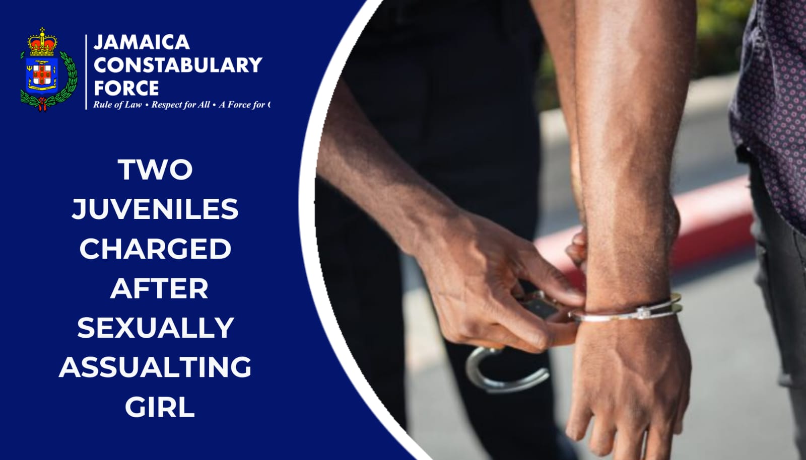 Two juveniles arrested and charged after sexually assaulting girl ...