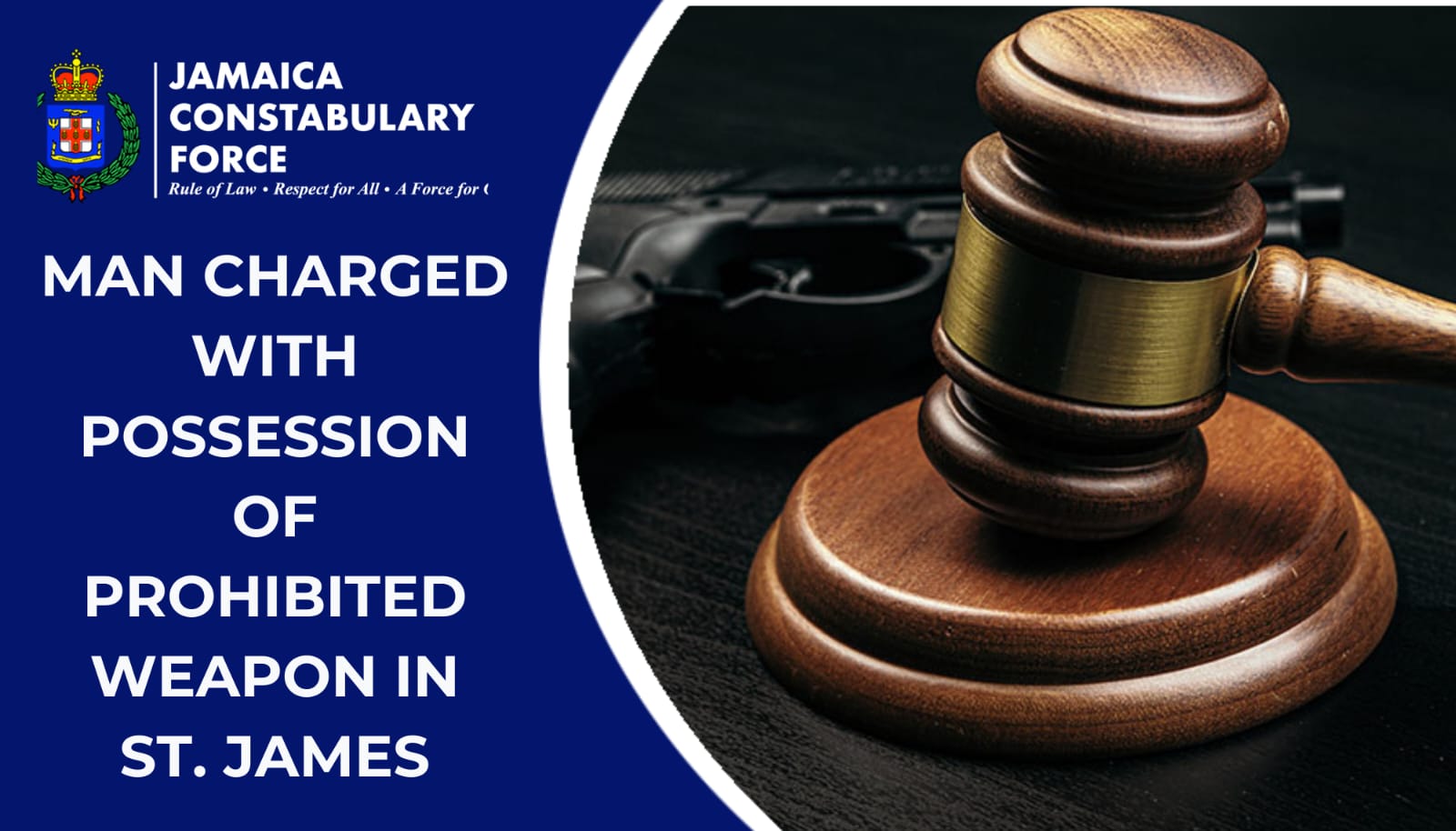 Man Charged with Poss. of Prohibited Weapon in St. James – Jamaica ...