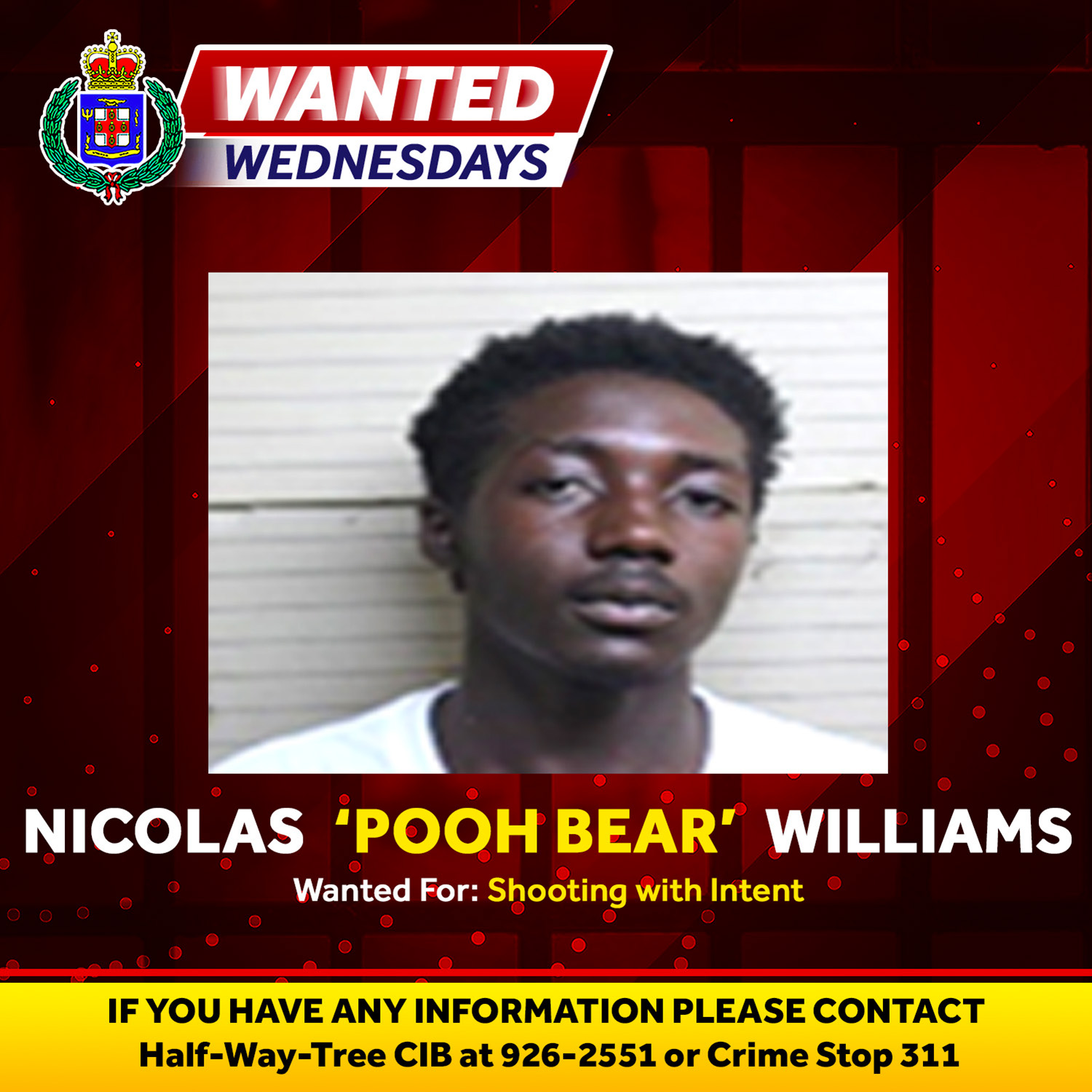 Nicholas ‘Pooh Bear’ Williams - Jamaica Constabulary Force