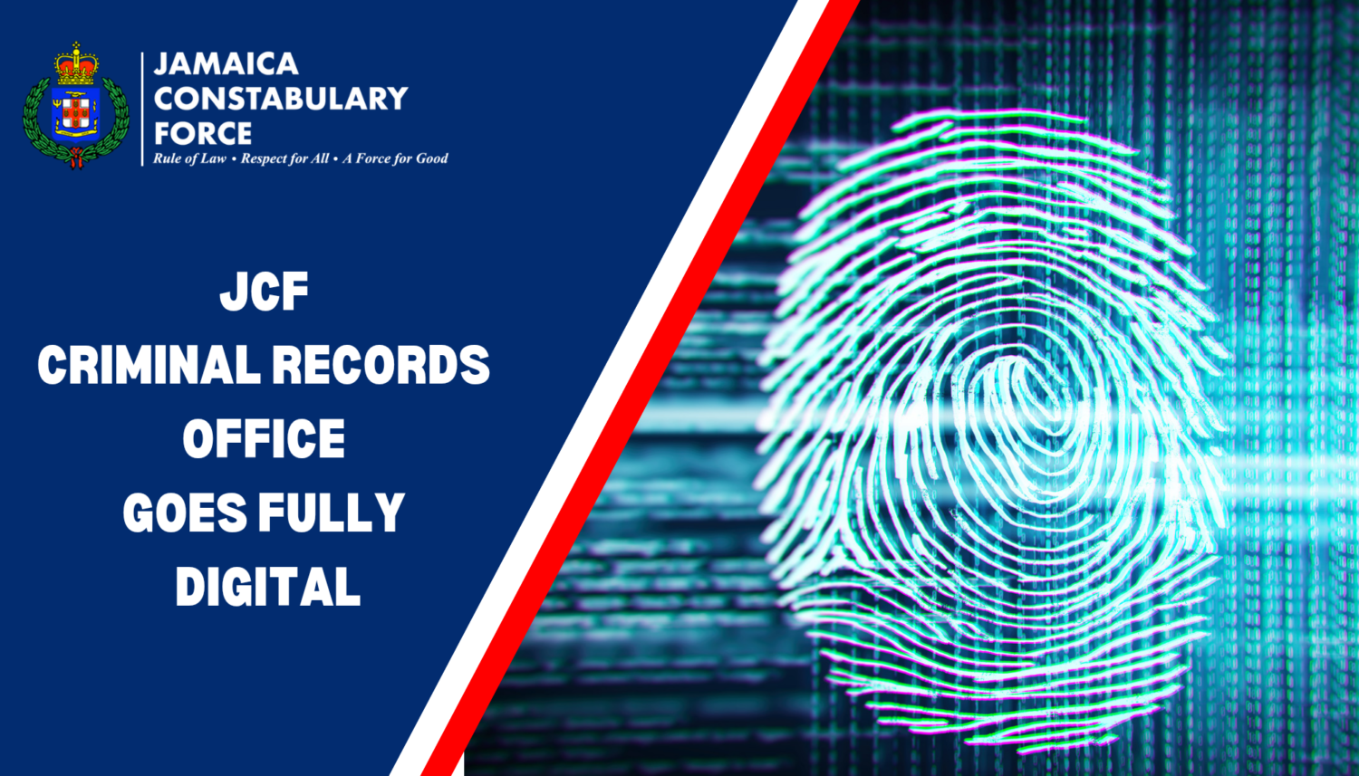 Criminal Records Office Goes Fully Digital - Jamaica Constabulary Force