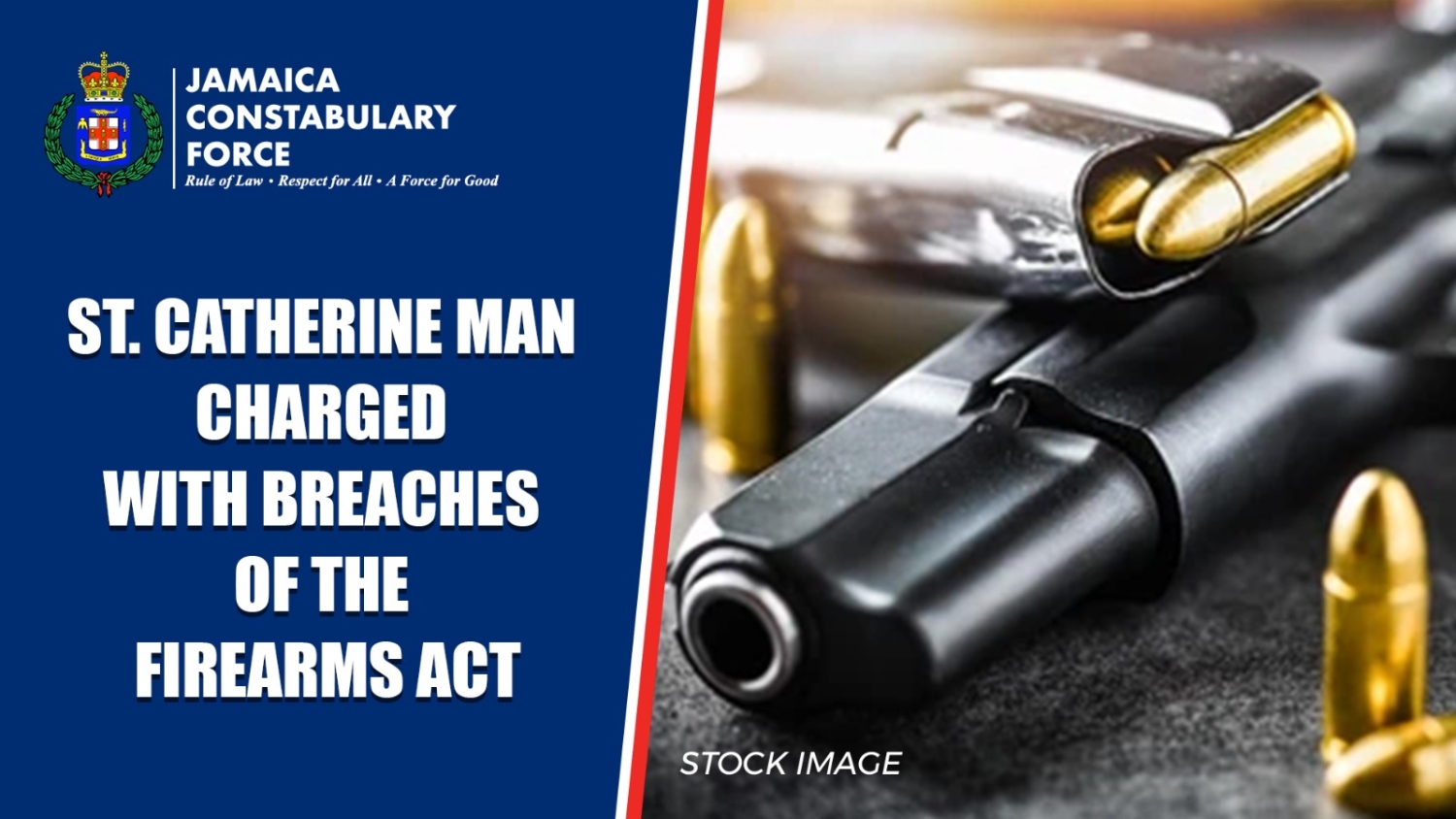 St. Catherine Man Charged with Breaches of the Firearm Act - Jamaica ...