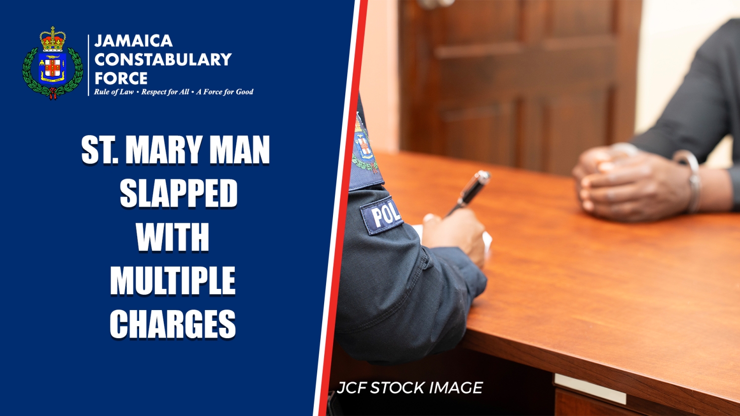 St. Mary Man Slapped with Multiple Charges – Jamaica Constabulary Force