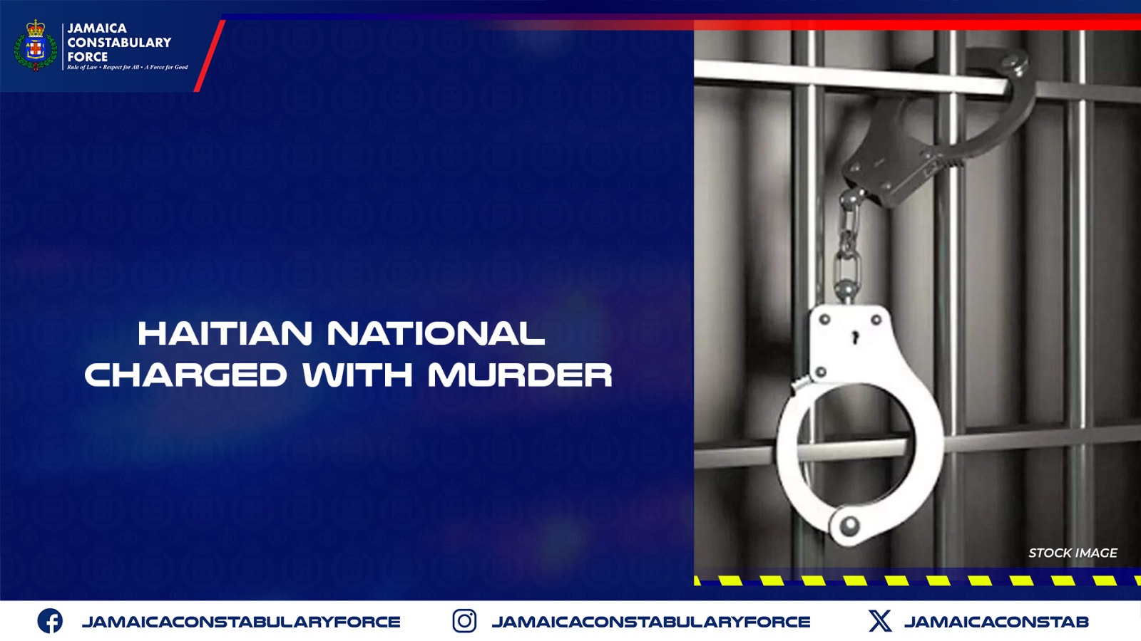 Haitian National Charged with Murder - Jamaica Constabulary Force