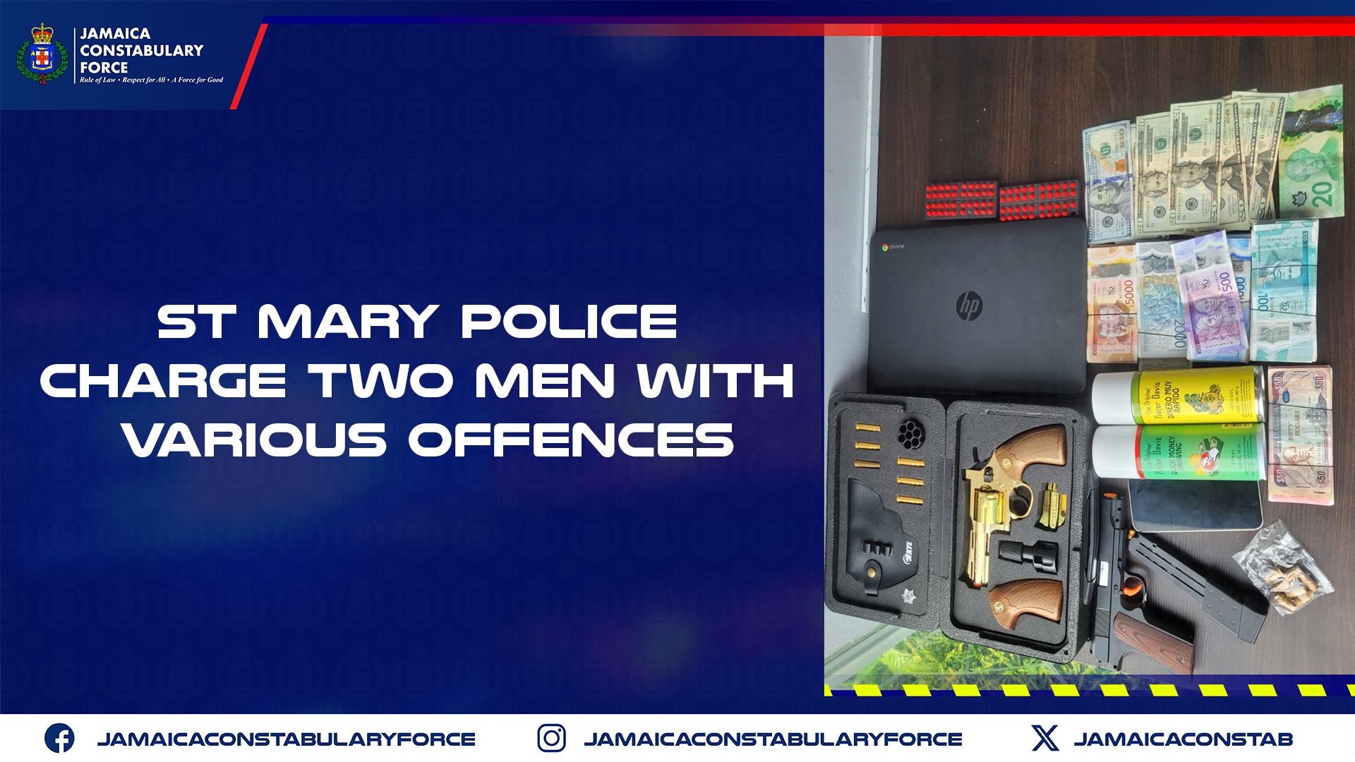 St. Mary Police Charge Two Men With Various Offences - Jamaica ...