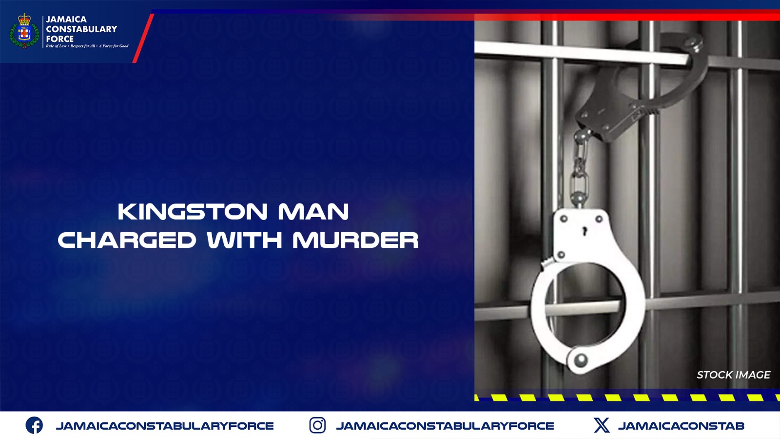 Kingston Man Charged with Murder - Jamaica Constabulary Force