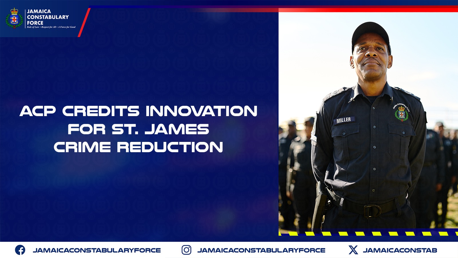 ACP Credits Innovation for St James Crime Reduction - Jamaica ...