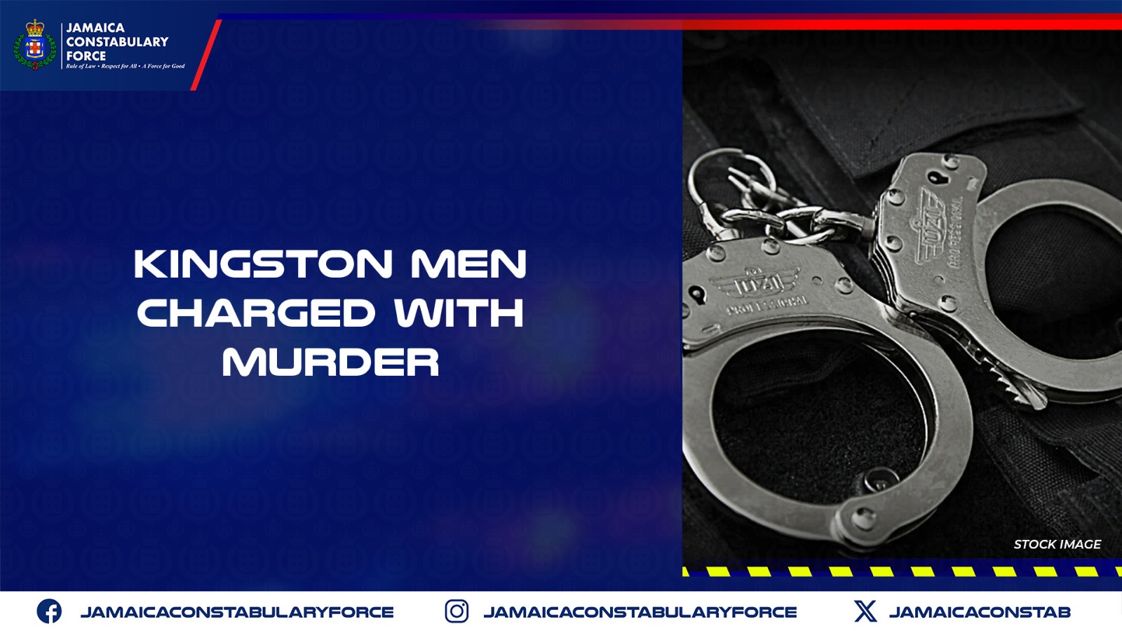 Kingston Men Charged with Murder - Jamaica Constabulary Force
