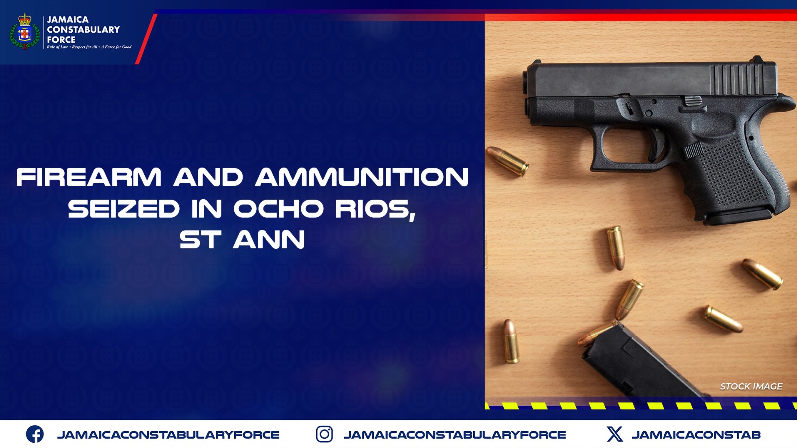 Firearm and Ammunition Seized in Ocho Rios, St Ann – Jamaica ...