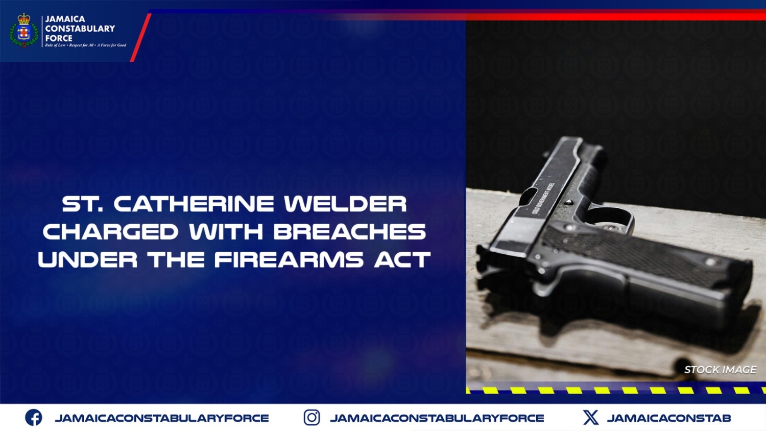 St. Catherine Welder Charged with Breaches Under the Firearms Act ...