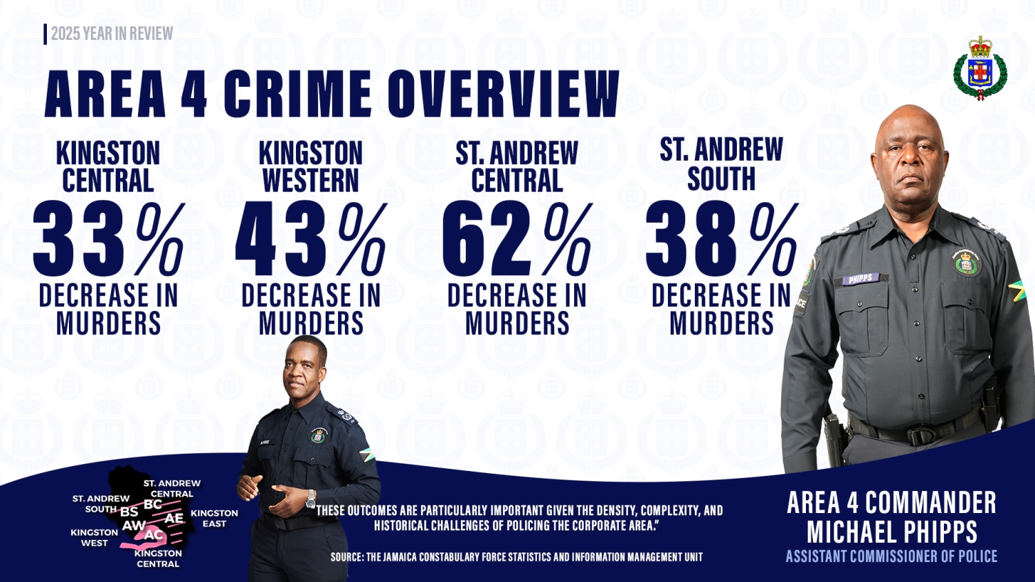 JCF Area 4 Crime Overview