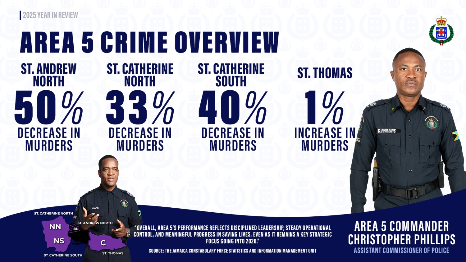 JCF Area 5 Crime Overview