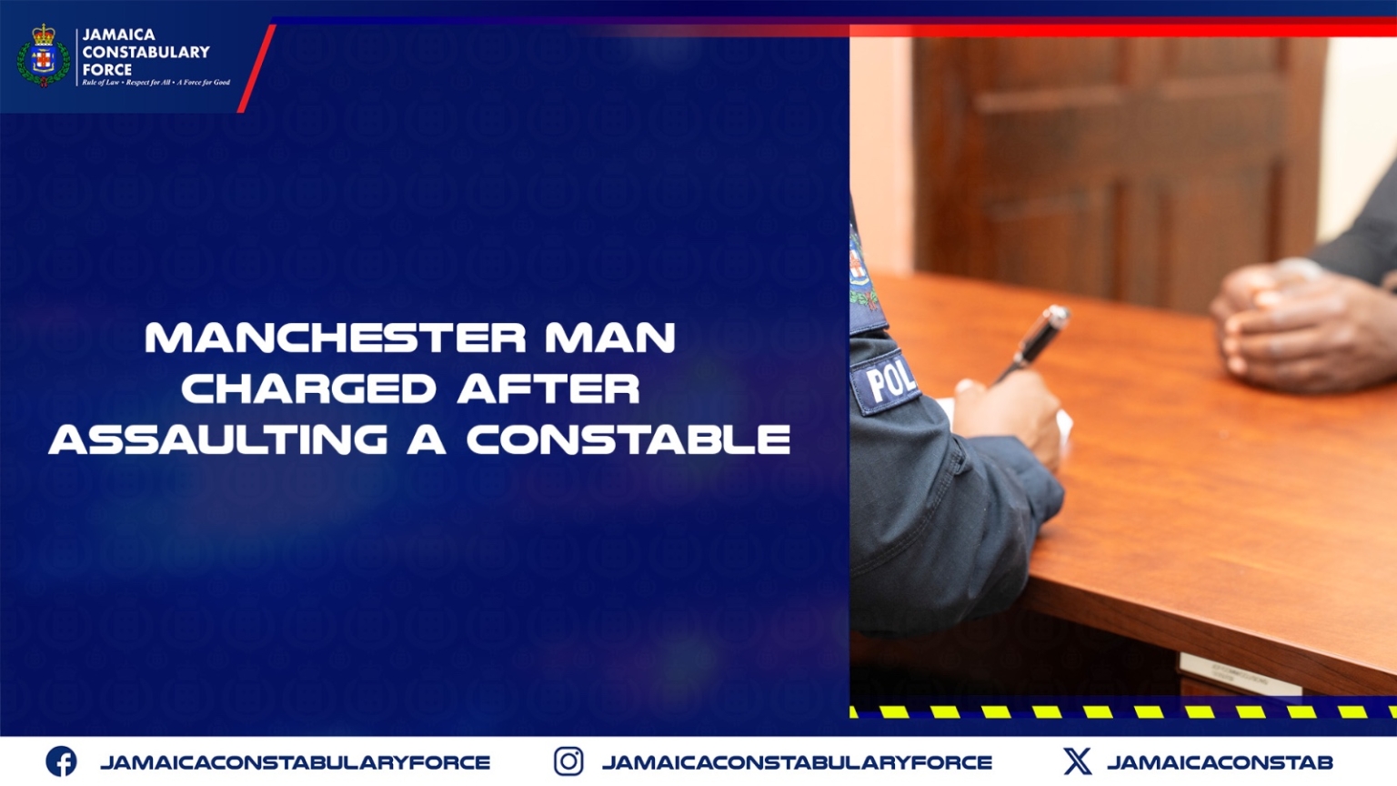 Manchester Man Charged After Assaulting a Constable – Jamaica ...