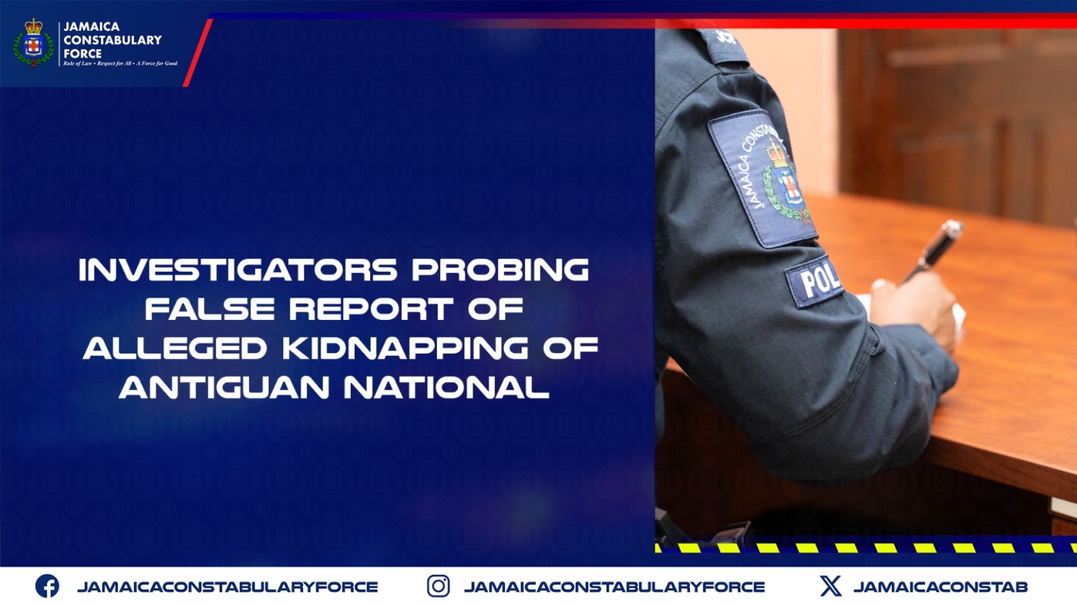 Investigators probing false report of alleged Kidnapping of Antiguan ...