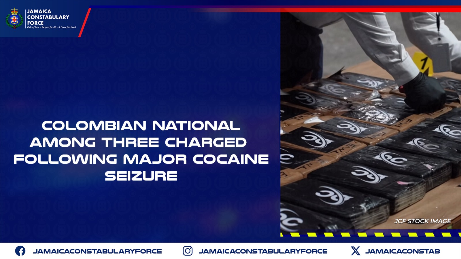 Three Men, Including Colombian Fisherman, Charged Over $703M Cocaine Bust Off Jamaica's South Coast