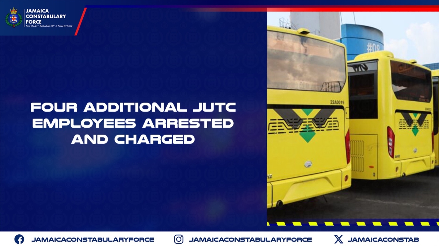 Four Additional JUTC Employees Arrested and Charged; Anti-Lottery Scam ...