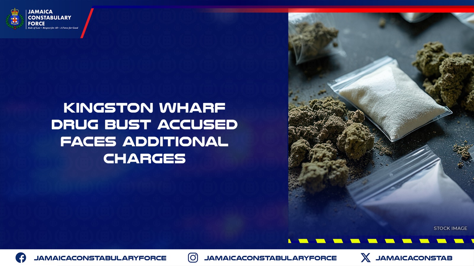 KINGSTON WHARF DRUG BUST ACCUSED FACES ADDITIONAL CHARGES